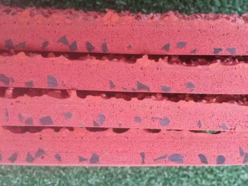 塑膠跑道廠TPU混合樣塊 塑膠跑道廠TPU混合樣塊